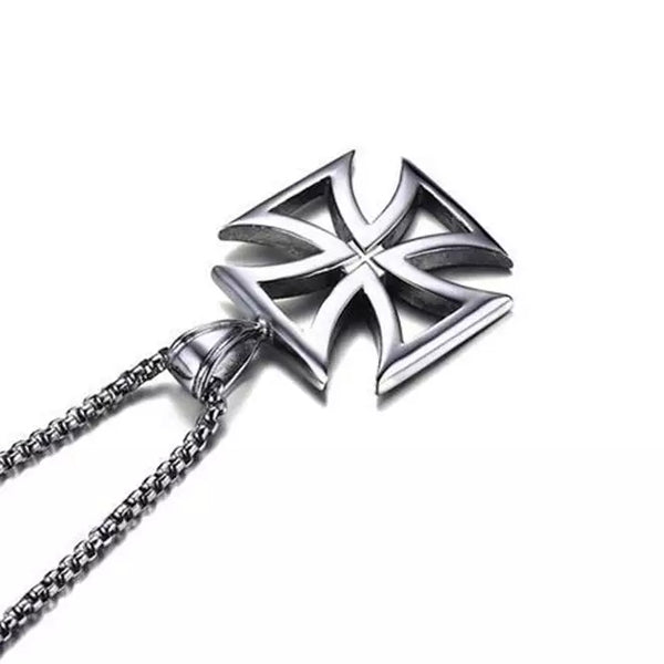 Chaine + Pendentif Iron Cross Chopper