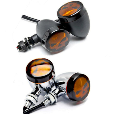 Clignotants skull Large bullet Led x2