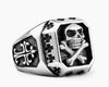 Bague Iron & Skull [Plusieurs couleurs]