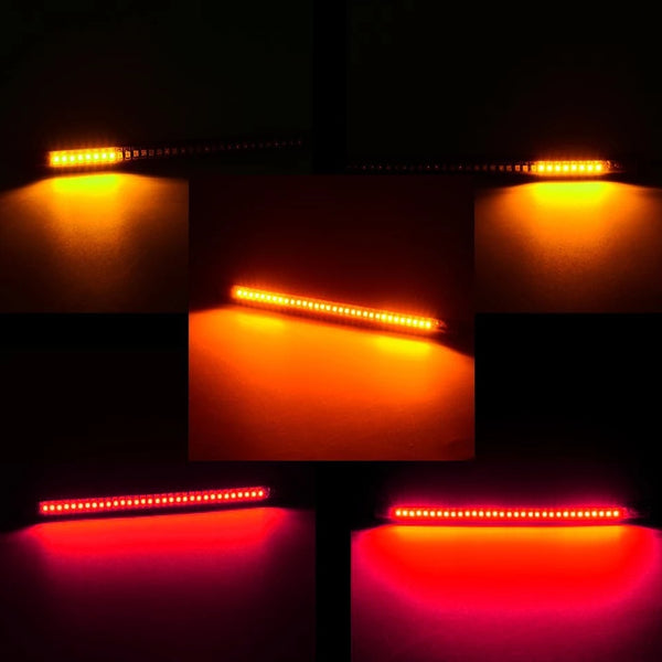 Bande 48 LED Veilleuse - Stop & Clignotant Lampe Frein Arrêt Feux Arrière  Signal Arrêtez Intégré Lumière Moto Di60370 - Cdiscount Auto