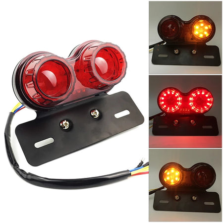 Double Feux stop/Clignotants Led Classic'Custom