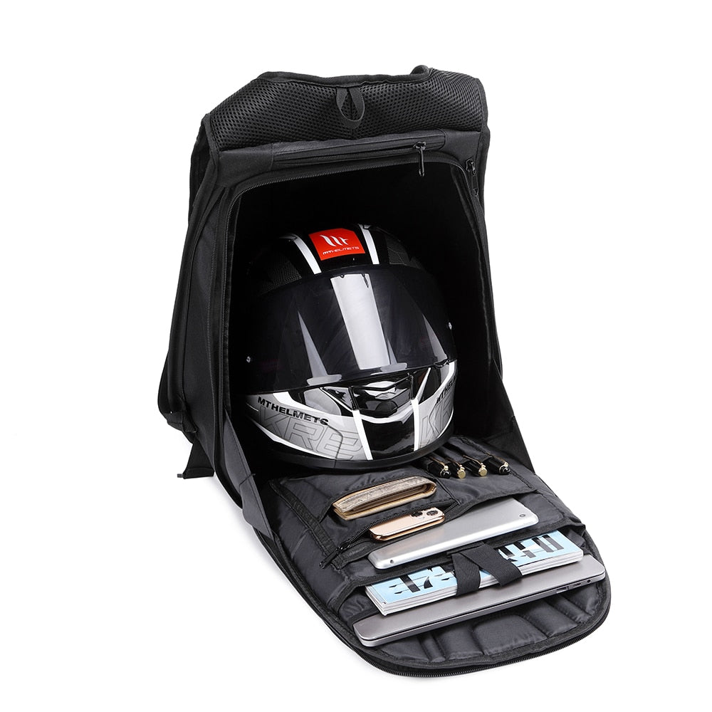 BAGSTER sac à dos moto scooter STREAM 30L noir-rouge - XSD281 BAGSTER sac à dos moto scooter STREAM 30L noir-rouge - XSD281