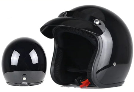 Casque jet Classic Ride NOIR BRILLANT