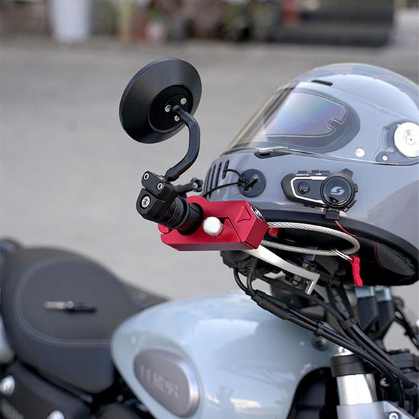 Antivol pour casque moto OXFORD Antivol à code permettant de sécuriser  votre casque sur votre moto ou scooter