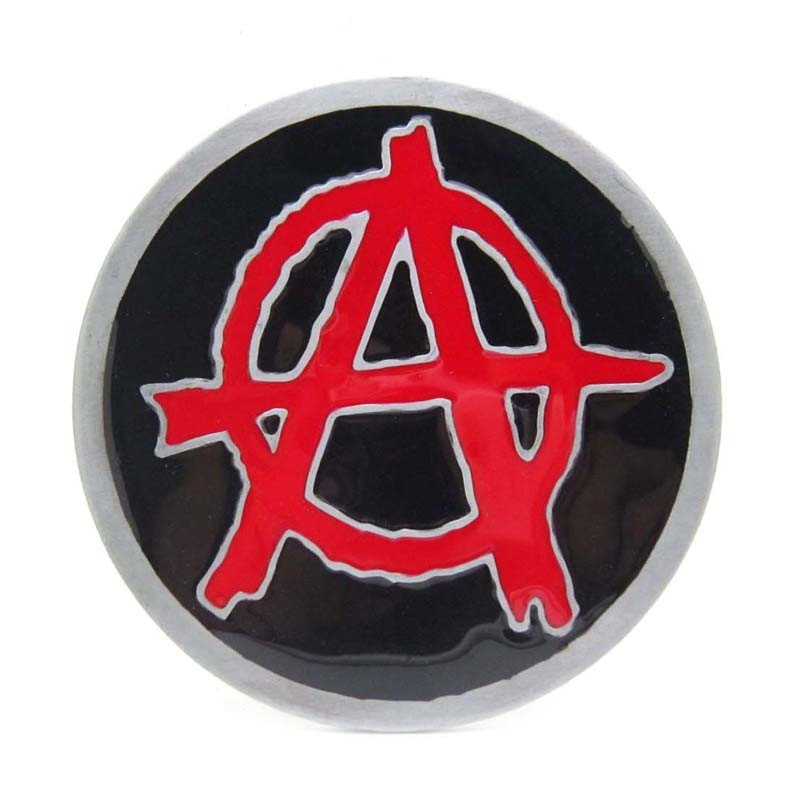 Boucle de ceinture Anarchy symbol