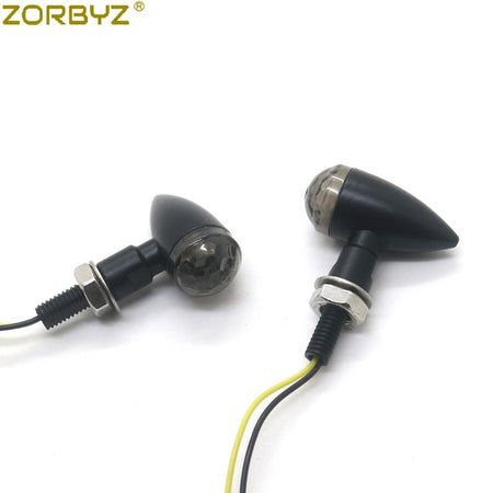 Clignotants Led Long-Bullet Classic Noir