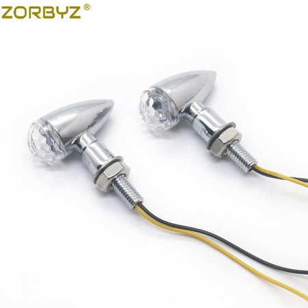 Clignotants Led Long-Bullet Classic Chrome